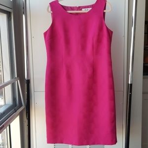 Jones Studio Pink Fitted Sleeveless Dress Sz 14